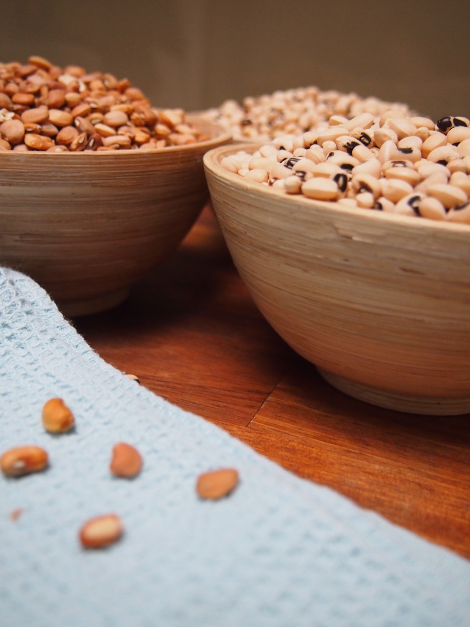 Honey Beans (left) & Black-eyed Beans