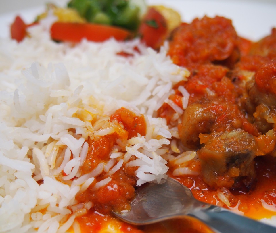Basmati Rice & Stew
